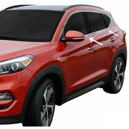 Contour de vitres chromes Hyundai Tucson III 2015-2018 14 pièces