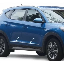 Bas de portes chrome alu pour Hyundai Tucson III 2015-2022