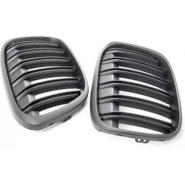 Grille grille look sport for BMW X1 E84 glossy black