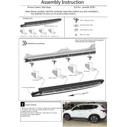 Estribo para Hyundai Santa Fe IV