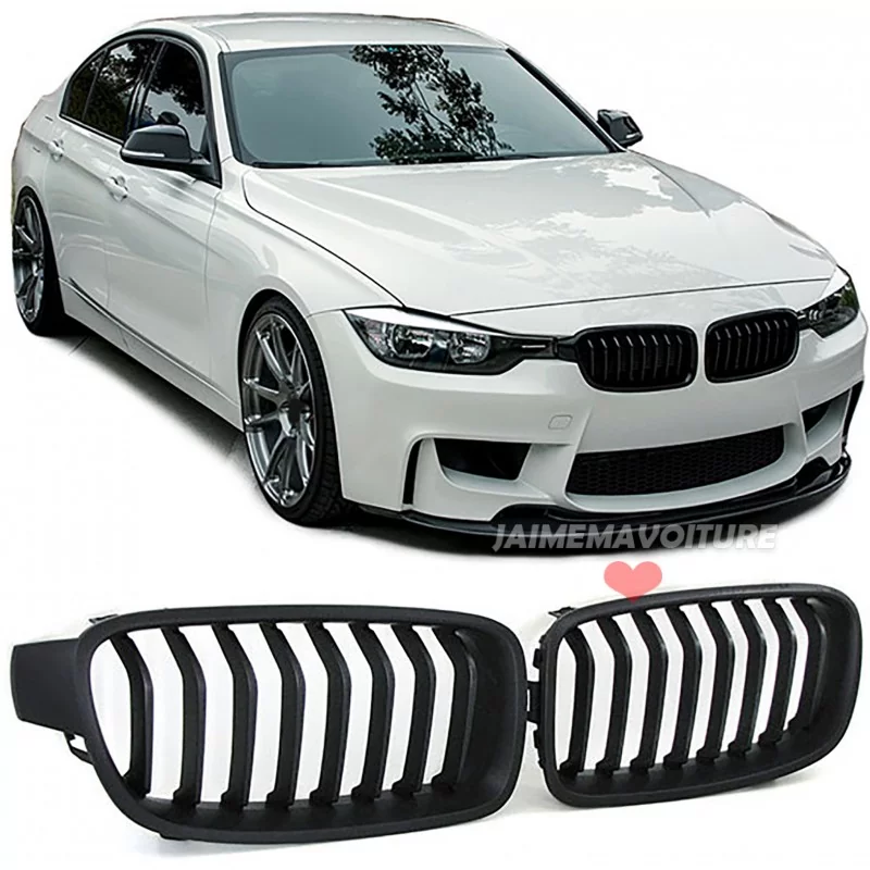 Matt schwarzen Kühlergrill für BMW F30 F31 "Performance"