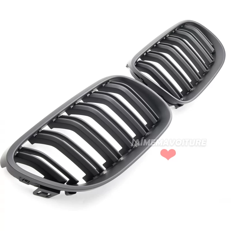 Calandre M3 pour BMW Série 3 E92 E93 LCI 2010-2013 - Noir mat Calandre M3 pour BMW Série 3 E92 E93 LCI 2010-2013 - Noir mat