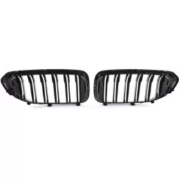 For G30 look black M5 5 series BMW grille painted grids