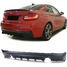 Diffuseur pour pare-chocs arrière arrière BMW Série 2 F22 F23 look performance M235