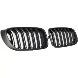 Kylargrill till BMW X3 F25 LCI 2014-2017 / BMW X4 look M Matt svart