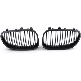 Calandre noire mate double barre pour BMW Série 5 2003-2010