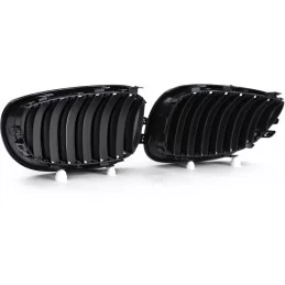 Double bar black grille for BMW 5 Series 2003-2010