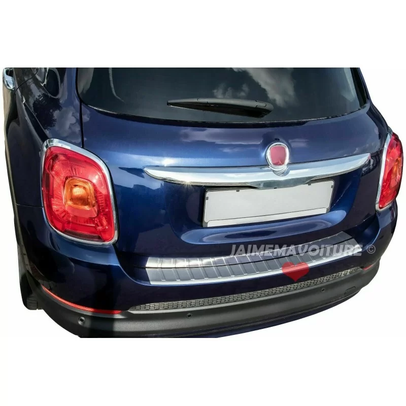 Seuil de chargement alu brossé pour Fiat 500X Seuil de chargement alu brossé pour Fiat 500X