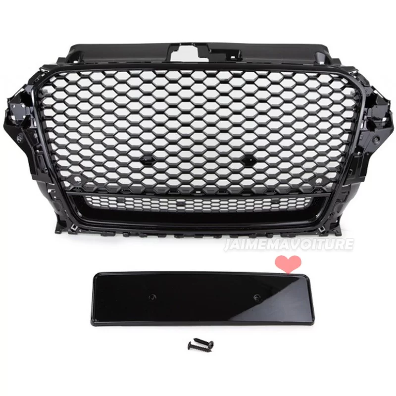 Front grill AUDI A3 2012-2016 look rs3 quattro