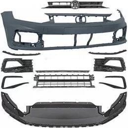 GTI-look front bumper for VW POLO AW 2017-2021