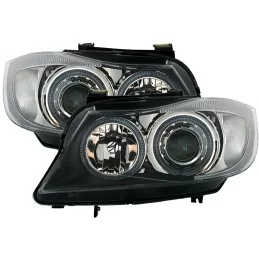 Faros delanteros angel eyes para BMW E90 E91