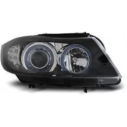 Front headlights angel eyes + flashing led for BMW E90 + E91