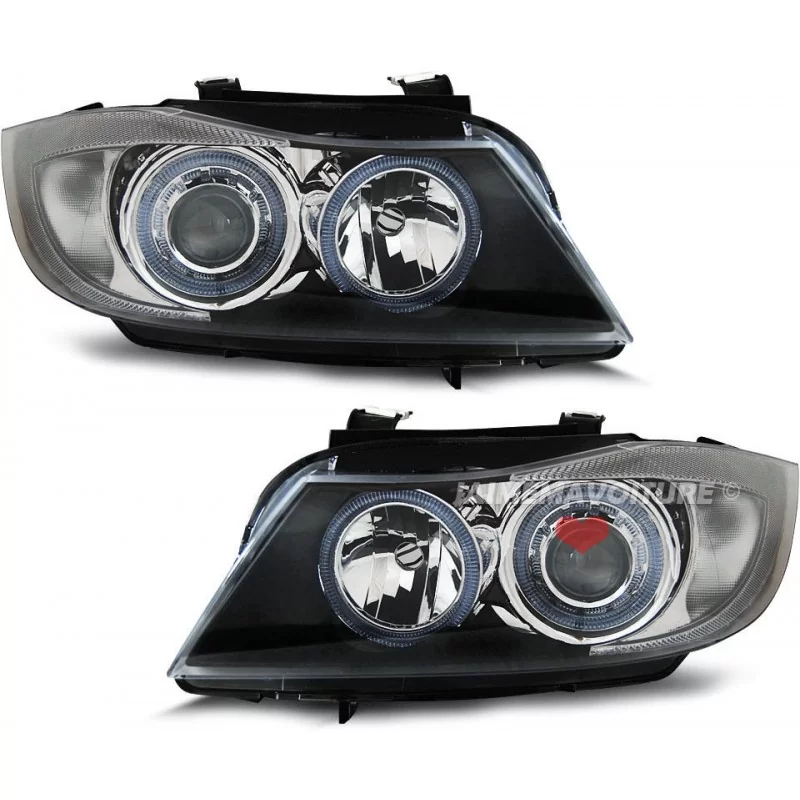 Faros delanteros angel eyes para BMW E90 E91