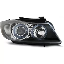 Phares avants angel eyes pour BMW Série 3 2005-2008 E90 E91