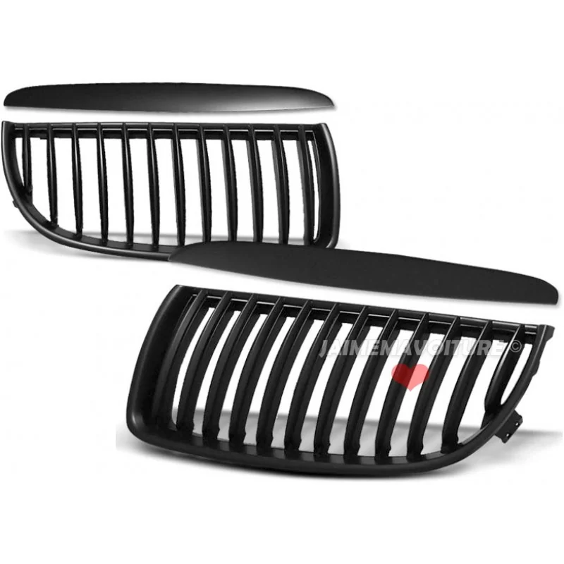 Grille de calandre pour BMW Série 3 E90 Noire 2005-2008