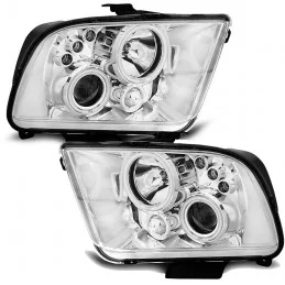 Front headlights chrome Ford Mustang 2005 - 2009
