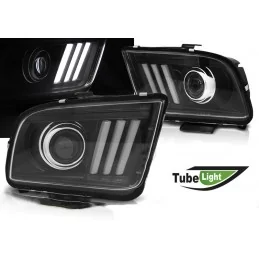 Led front headlight for Ford Mustang 2005-2009 - Chrome