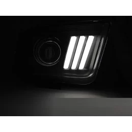 Led-Frontscheinwerfer für Ford Mustang 2005-2009 - Chrom