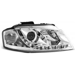 Led for Audi A3 front headlights chrome