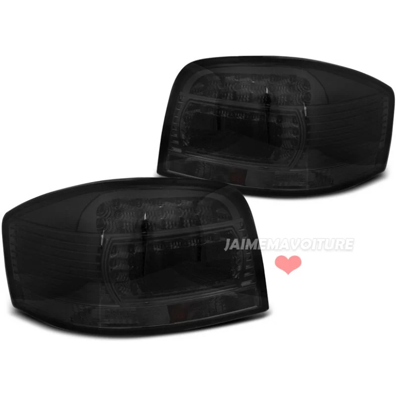 Taillights led Audi A3 8 p headlight rear black tuning