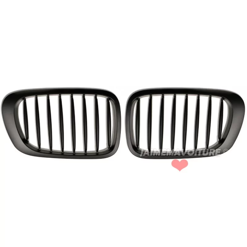 Calandre pour BMW E46 Coupé cabriolet 99-03 Noir