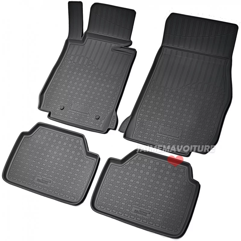 Gummimattor BMW 1-serie 2011-2019 - Svart Gummimattor BMW 1-serie 2011-2019 - Svart