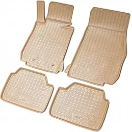 Tapis caoutchouc pour BMW Série 1 2011-2019 - Beige