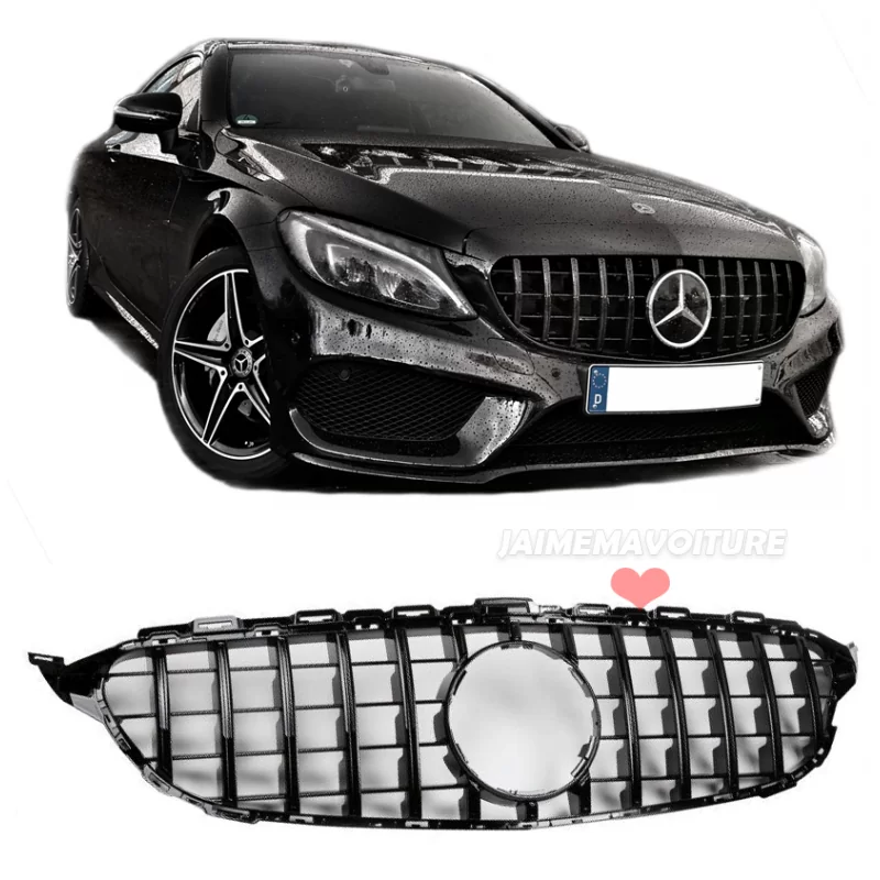 Grille for Mercedes class C W205 AMG