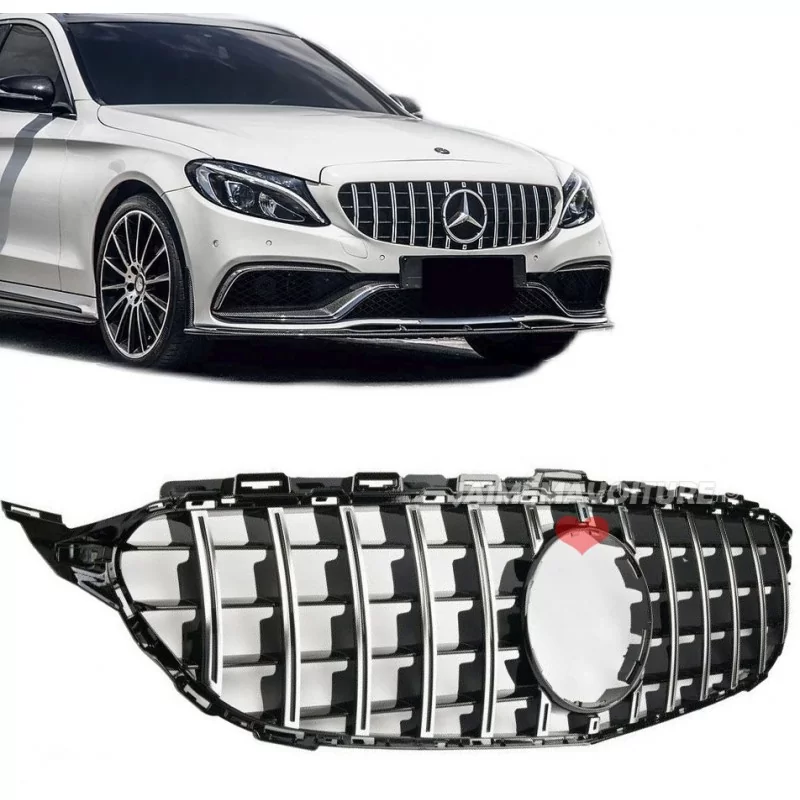 Kühlergrill panamericana Mercedes C-Klasse C160 C180 C200 C220 C250 C300 C350 C400 C450 AMG