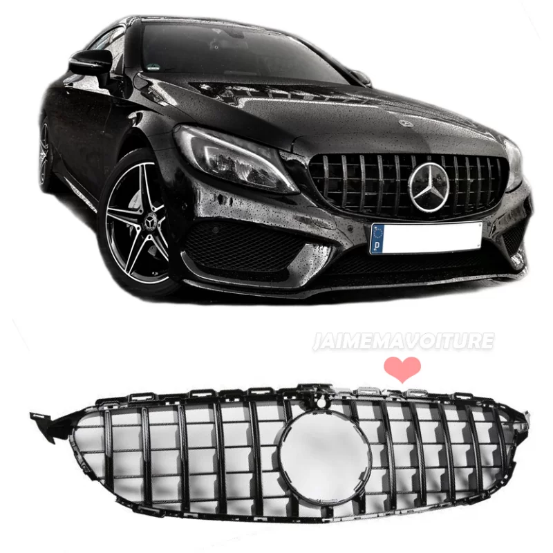 Grille for Mercedes class C W205 AMG