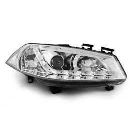 Phare avant led pour Renault Megane 2 2002-2005 Chrome