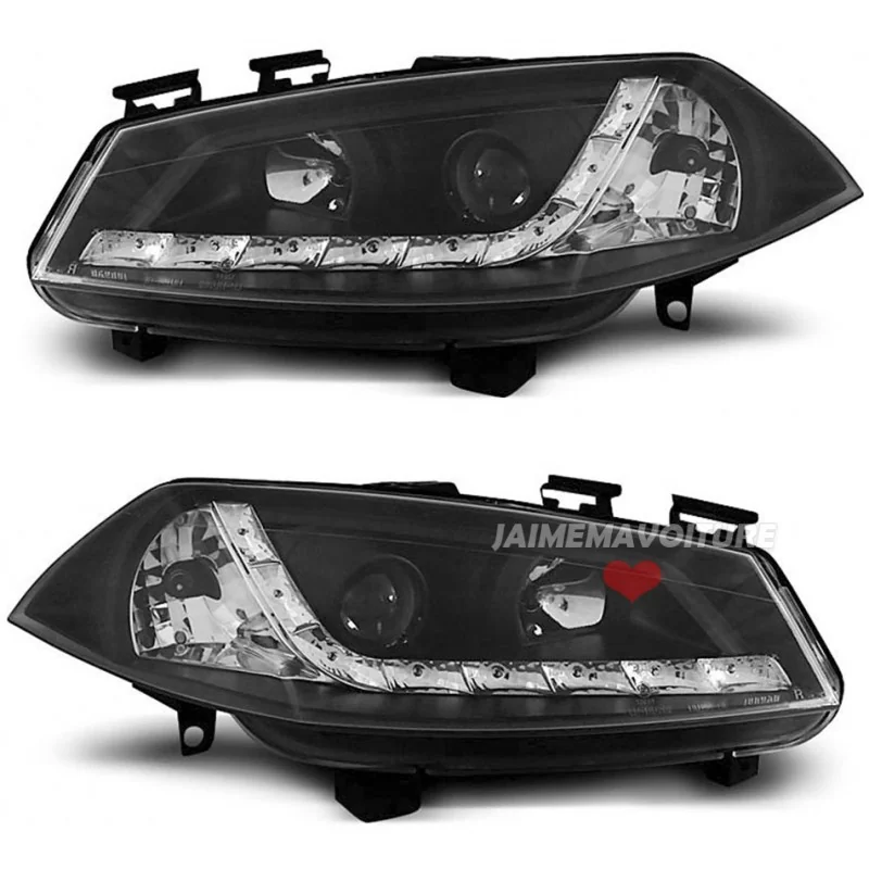 Led voorlamp Renault Mégane 2 2002-2005 Zwart