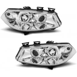 Renault Megane 2 koplampen met angel eyes 2002-2005