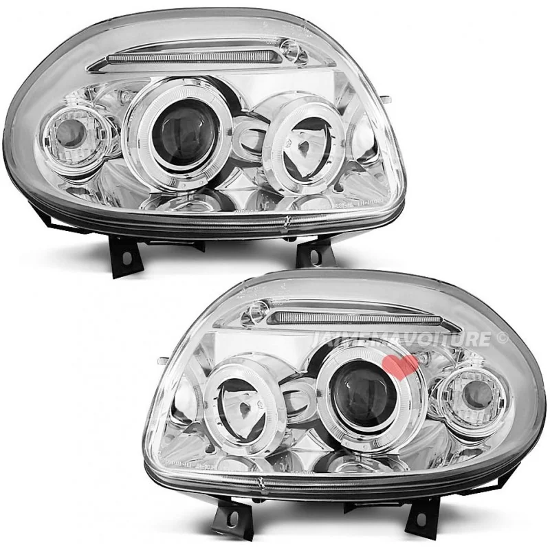 Fuego Angel Eyes para Renault Clio 2 Junyan - cromo