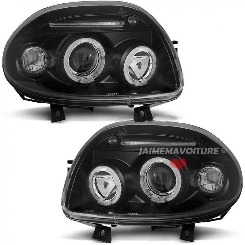 Fuego Angel Eyes para Renault Clio 2 Junyan - negro