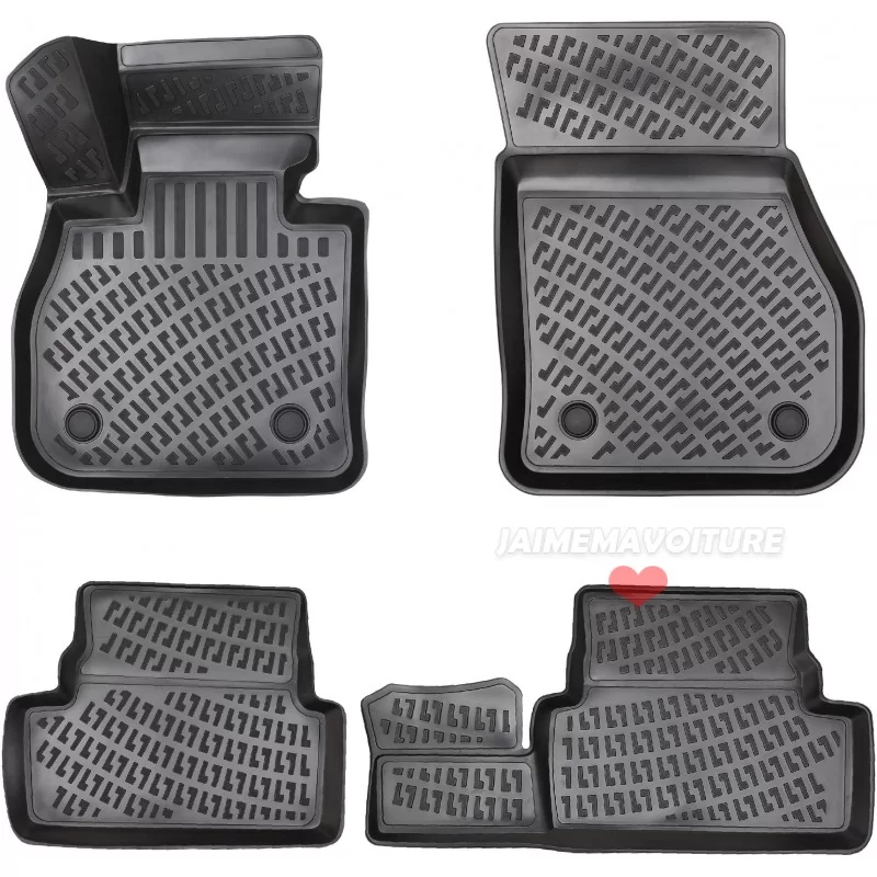 Tapis de sol pour Renault Clio III 01/2005-12/2014, Clio III Grandtour  2013-2014, Tapis de sol pour Clio, Tapis de sol pour Renault Clio, Tapis  de sol pour Renault