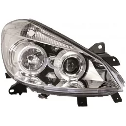 Renault Clio 3 - Phares avants Angel eyes Chrome 2005-2009 