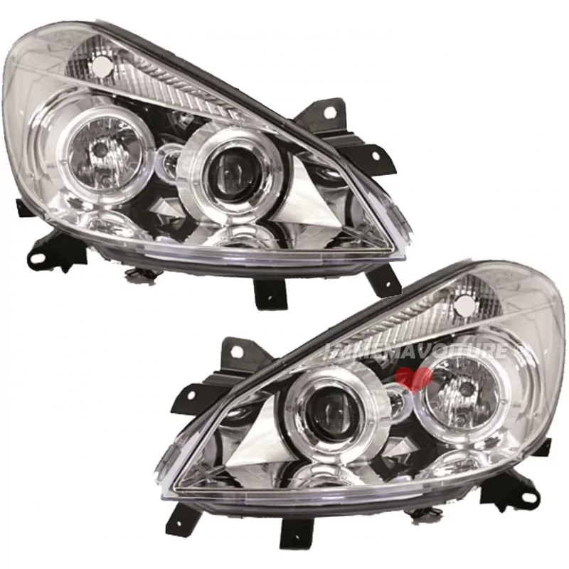 Renault Clio 3 Angel eyes faros delanteros