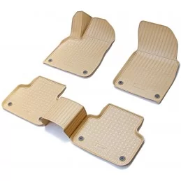 Set di 4 tappetini beige per AUDI Q8