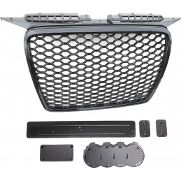 Zwart gespoten RS3 grille voor Audi A3 8P 2005-2008