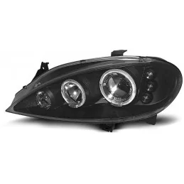 Feux avants pour Renault Megane 1999-2002 - Noir