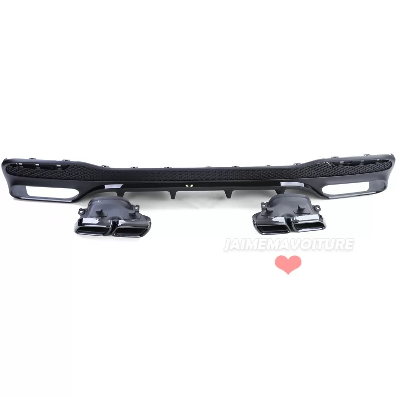 Diffusore con sistema di scarico Mercedes GLE W166 AMG 63 Diffusore con sistema di scarico Mercedes GLE W166 AMG 63