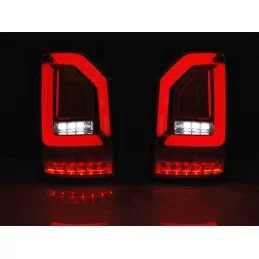 Luz trasera LED para VW T6 2015-2019 Rojo ahumado - Doble puerta