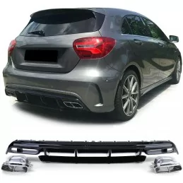 Diffuser for Mercedes A-Class A45 AMG Facelift 2015+