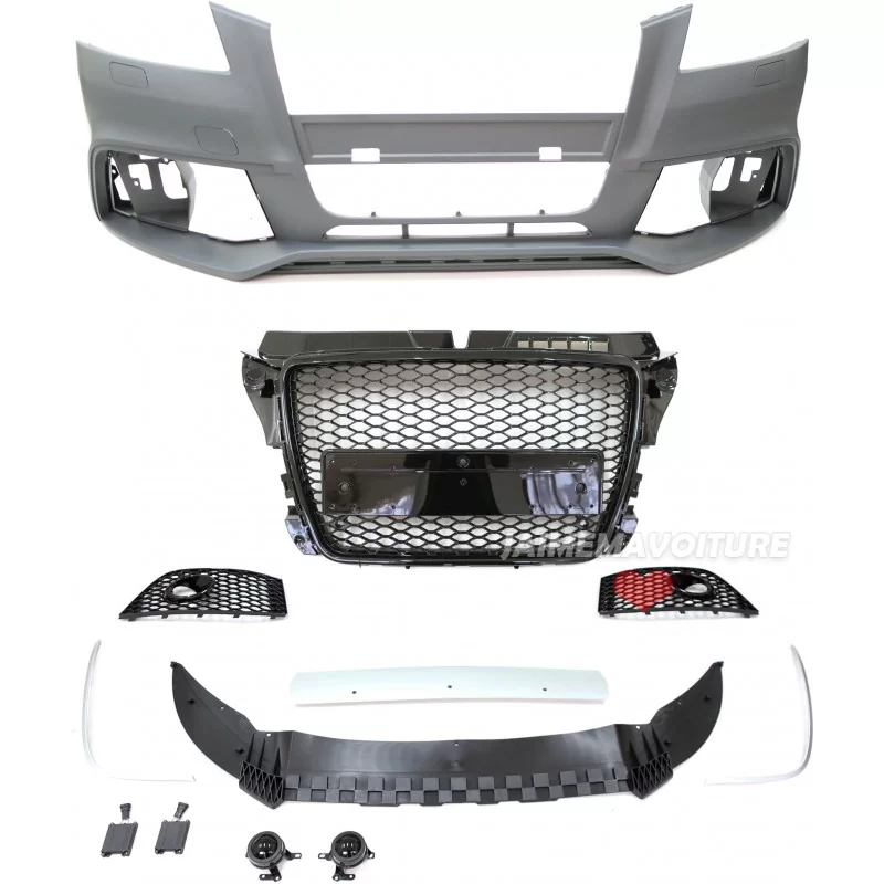 RS parrilla cromada para Audi A3 2008-2012