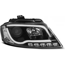 LED koplampen voor Audi A3 2008-2012 Zwart