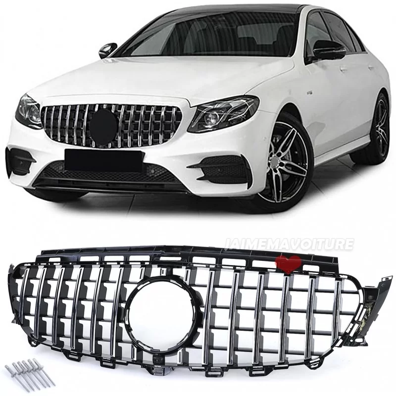 Grille for Mercedes E-Class look AMG E63 Panamericana Grille for Mercedes E-Class look AMG E63 Panamericana