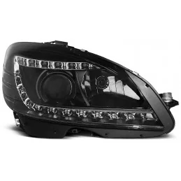 Led for Mercedes class C W204 black xenon headlights