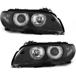 Phare avant BMW E46 Coupé Cabriolet 2003-2006 Noir