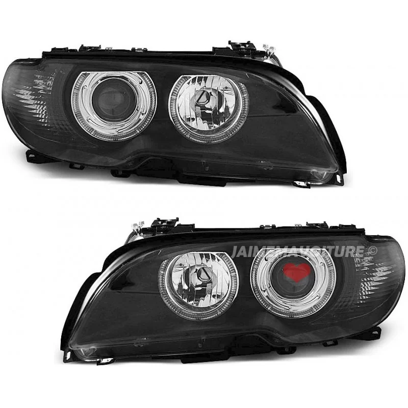 Phare avant BMW E46 Coupé Cabriolet 2003-2006 Noir